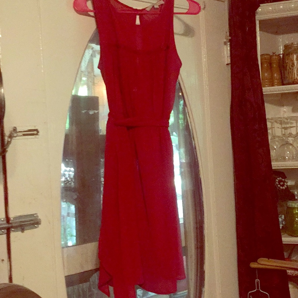 Red loft dress